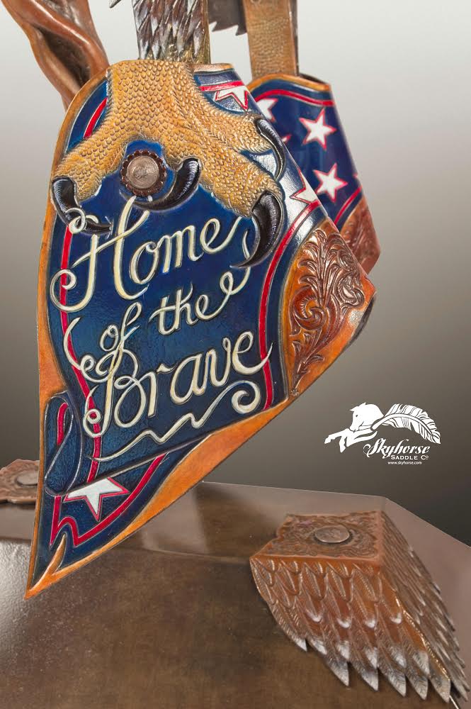 The Golden Eagle Bronze Skyhorse Saddles
